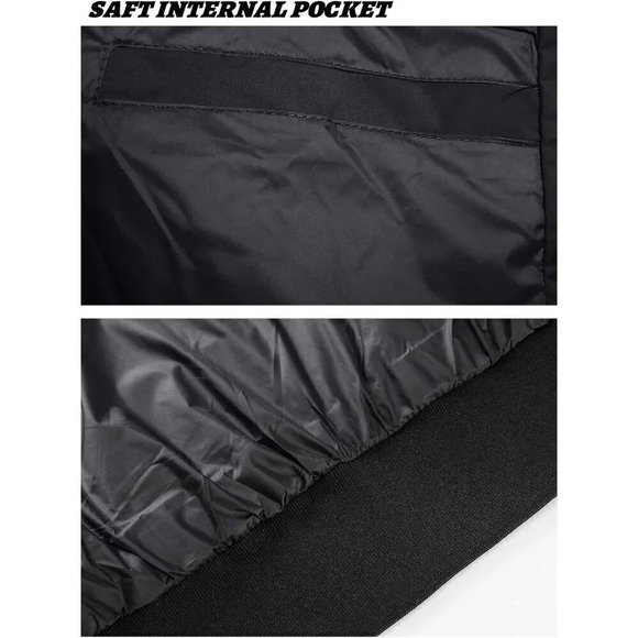 ❤️ Men's Bomber Jacket Lightweight Casual Spring Fall Windbreaker Zip Coat-White - Picture 7 of 8